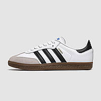 Adidas Samba OG White Black, жіночі кросівки, Адідас Самба