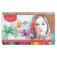 Maped, акварельные карандаши, 36 цветов.