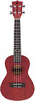 Укулеле концерт Alfabeto Colored Mahogany CM23 (Red)