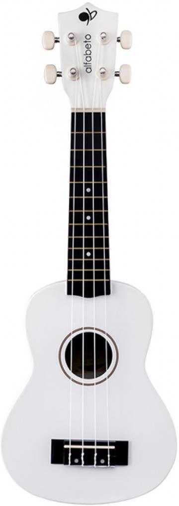 Електроакустичне укулеле Alfabeto Carbuku21 EQ (Білий) + чохол, фото 1