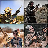 Активні тактичні навушники EARMOR M31 койот з шумоподавленням для стрільби, фото 6