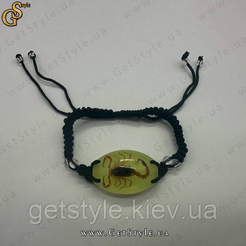 Браслет із скорпіоном Scorpion Bracelet світиться в темряві, фото 1