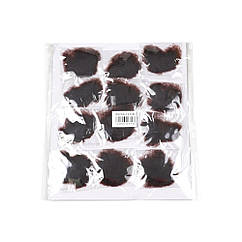 Сітка павутинка для фіксації зачіски темно-коричнева 12 шт/уп