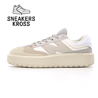 Женские кроссовки New Balance CT302 White Beige, Кеды Нью Беленс 302 бежевые, new balance platform