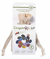 Crayon Rocks, восковые мелки в хлопковом мешочке, 16 цветов.