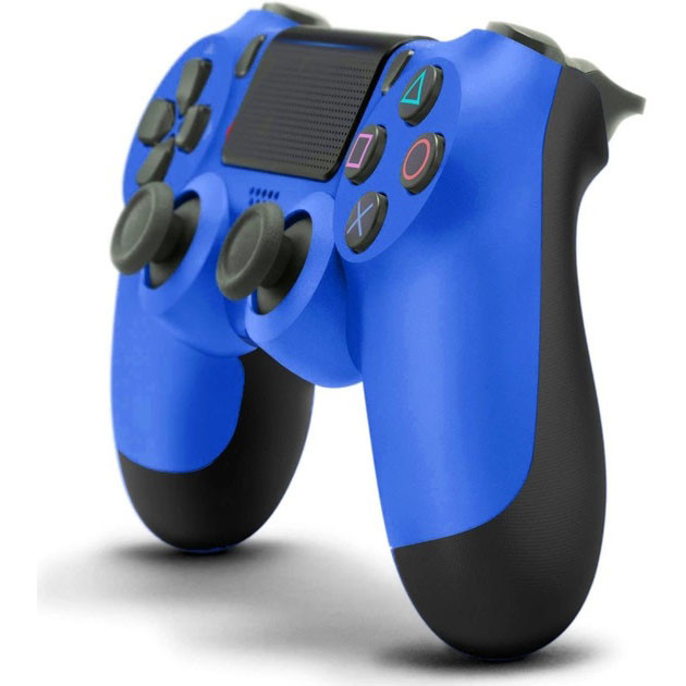 Джойстик DOUBLESHOCK для PS 4, игровой беспроводной геймпад PS4/PC аккумуляторный джойстик. Цвет: синий BKA - фото 3 - id-p2151014137