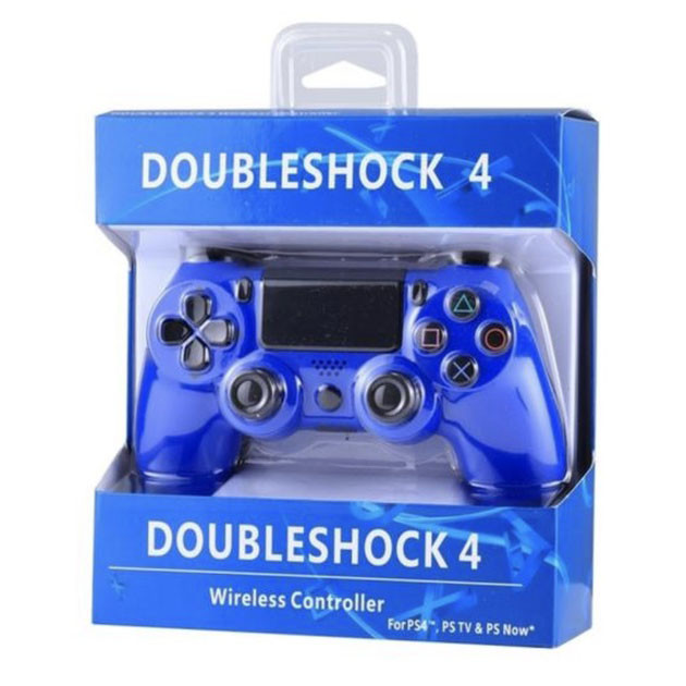 Джойстик DOUBLESHOCK для PS 4, игровой беспроводной геймпад PS4/PC аккумуляторный джойстик. Цвет: синий BKA - фото 6 - id-p2151014137