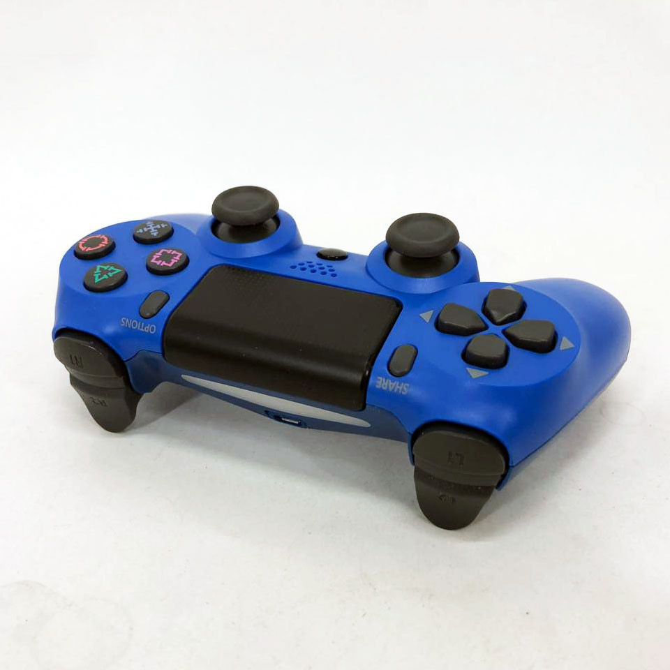Джойстик DOUBLESHOCK для PS 4, игровой беспроводной геймпад PS4/PC аккумуляторный джойстик. Цвет: синий BKA - фото 9 - id-p2151014137