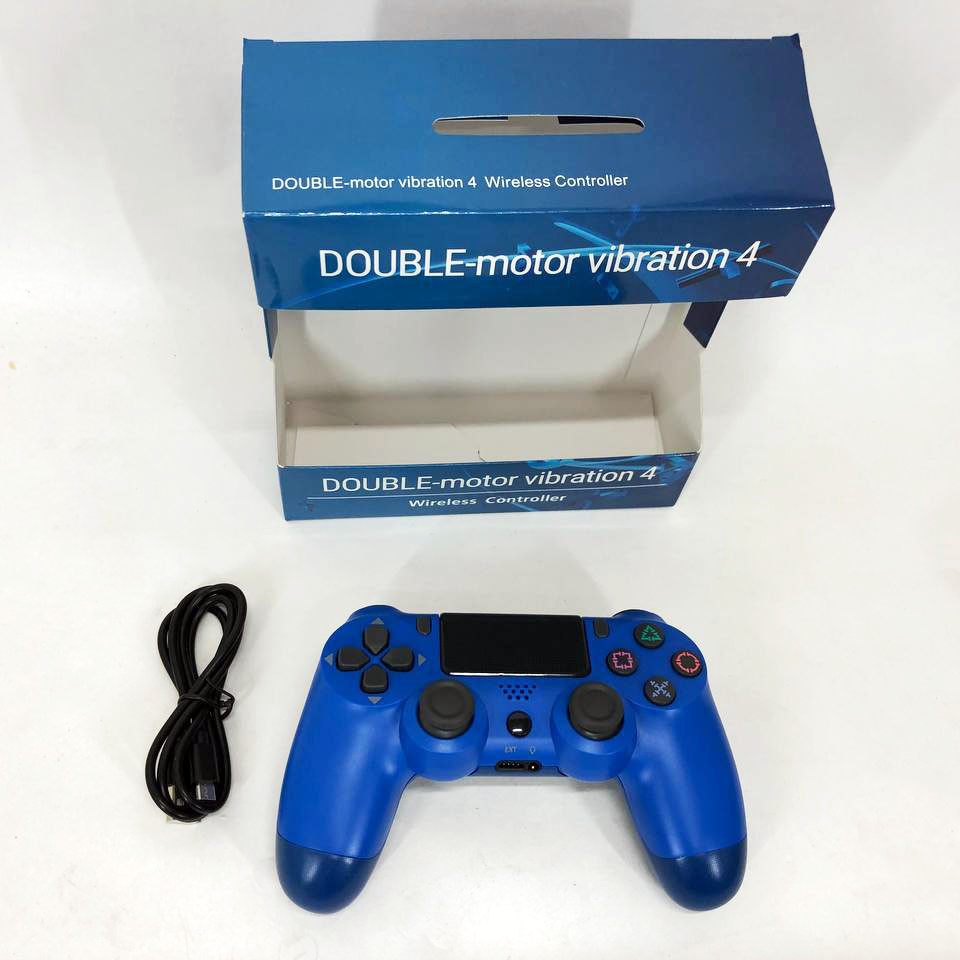 Джойстик DOUBLESHOCK для PS 4, игровой беспроводной геймпад PS4/PC аккумуляторный джойстик. Цвет: синий BKA - фото 10 - id-p2151014137
