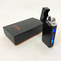 Электроимпульсная зажигалка USB 315, аккумуляторная зажигалка подарочная, Ветрозащитная зажигалка BKA
