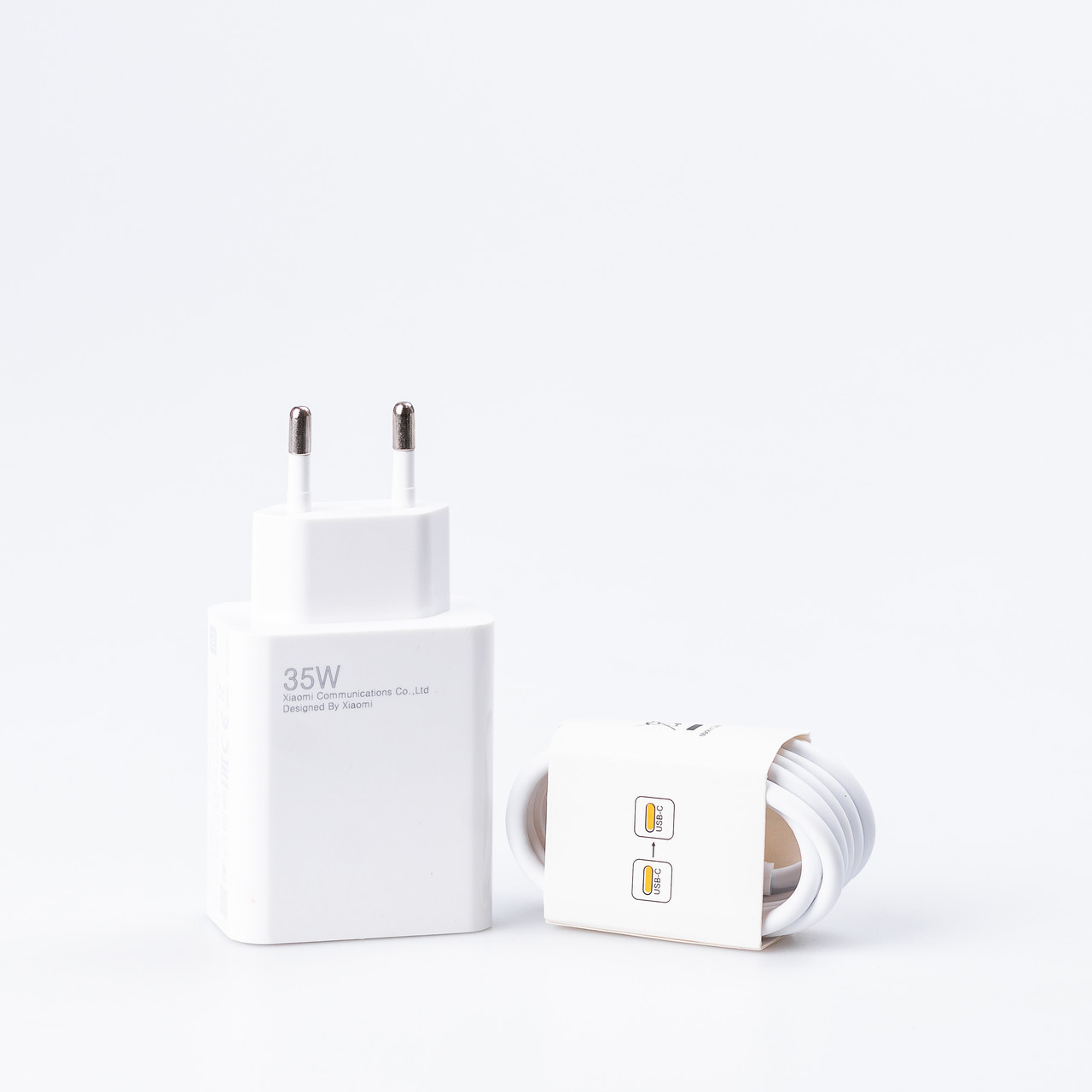 Адаптер Xiaomi 35 Вт зарядний пристрій dual head set USB-C/USB-A з кабелем type-C