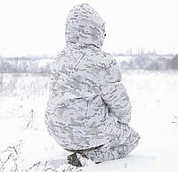 Маскировочный костюм зимний, маскхалат белый - Multicam Alpine. BKA