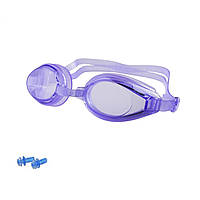 Очки для плавания универсальные детские/взрослые Newt Swim Goggles фиолетовые NE-PL-700-V