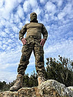 Военная форма: убакс и штаны с защитой на коленях и локтях! Пиксель BKA