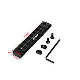 Планка для цівки M-LOK 9 Slot Picatinny/Weaver, фото 3