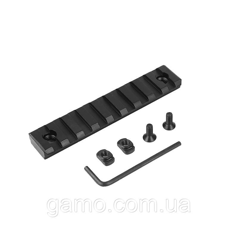 Планка для цівки M-LOK 9 Slot Picatinny/Weaver, фото 1