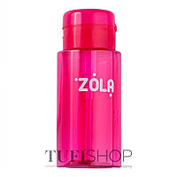 Емкость ZOLA пластиковая для жидкости с помпой розовая (05439)