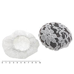 Сіточка на гульку біла з візерунком 12 шт./пач