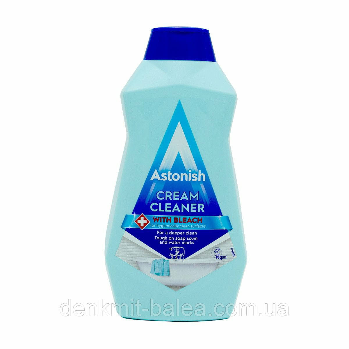 Паста для миття поверхонь на кухні і у ванній з відбілювачем Astonish Cream Cleaner Bleach 500 мл., фото 1
