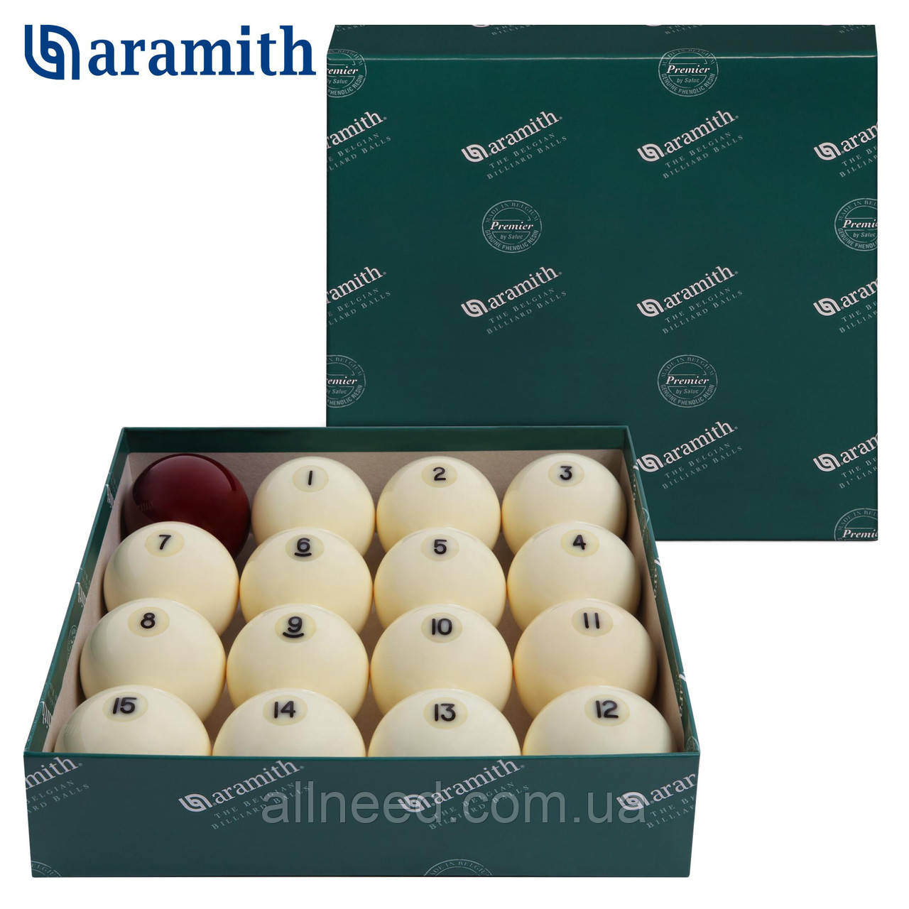 Шары Aramith Premier 68mm - фото 1 - id-p2151117238