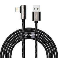 Дата кабель Baseus Legend Series Elbow USB to Lightning 2.4A (2м) (CALCS-A01) BKA