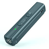 Отпугиватель собак ультразвуковой dicway с UV 365NM фонариком и зарядкой от USB Ultrasonic Systems Серый