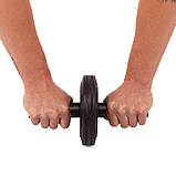 Ролик гімнастичний колесо для преса одинарне 14 см SP-Sport FI-9583, фото 5