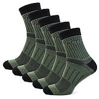 Упаковка Летние тактические носки ЗСУ 10 пар 41-45 Хаки Tactical военные носочки армейские