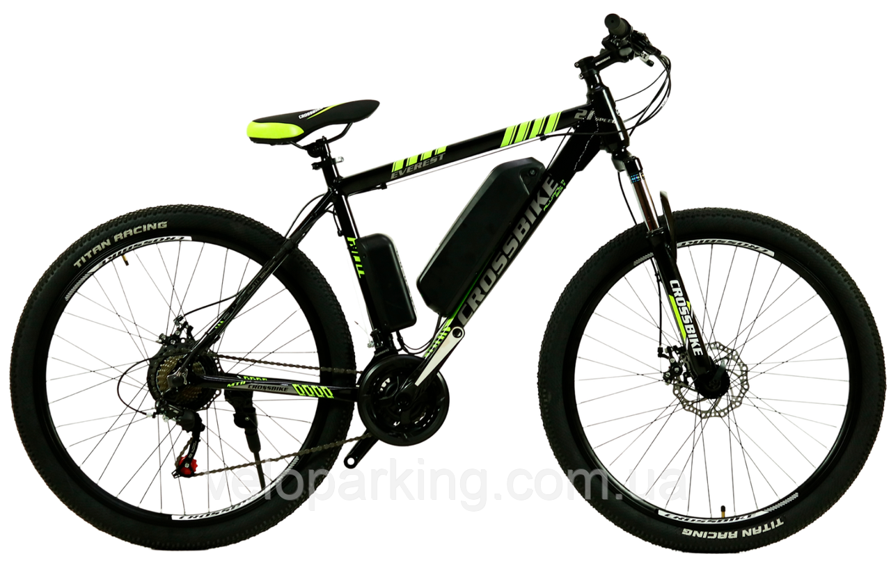 Електровелосипед алюмінієвий 29 Everest 500 W 48V/10AH, 20A гірський E-Titan міський