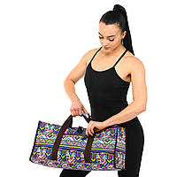 Сумка для фитнеса и йоги Zelart DoYourYoga Yoga bag FI-6971-2 темно-синий-фиолетовый