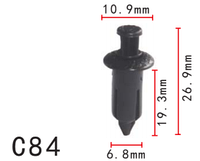 Нажимная (кнопка штырьков) Toyota, Mitsubishi, GM 3, 94847334, 90467-07066-A1, 90467-07066-A0, 90467-07066-P4,