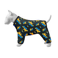 Ветровка для собак WAUDOG Clothes, рисунок "Дом", M47, В 69-72 см, С 47-50 см