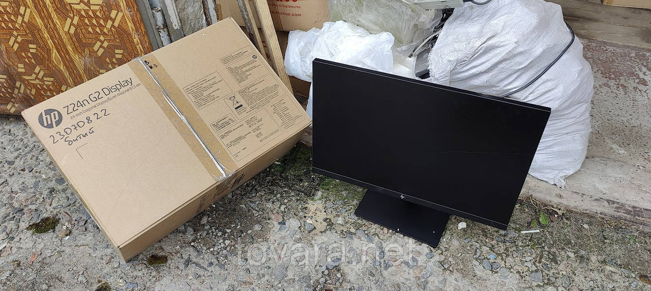 Широкоформатний поворотний LED монітор з HDMI, DVI, DP 24 дюйми HP Z24n G2 No 23070822