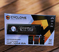 Автомагнітола Cyclone MP-1014 Bluetooth, підтримка FLAC, червона підсвітка, 1DIN
