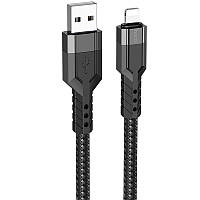 Дата кабель Hoco U110 charging data sync USB to Lightning (1.2 м) BKA