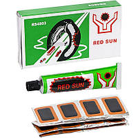 Гумові латки + клей 17х26мм 48 (штук)