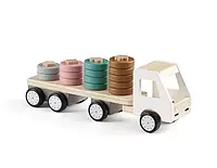 Kids Concept, Эйден, грузовик с кубиками, деревянная игрушка