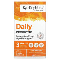 Пробиотики Kyolic Пробиотик ежедневный, Kyo-Dophilus, Daily Probiotic, 180 капсул (WAK-60042) - Топ Продаж!