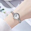 Сріблястий жіночий наручний годинник. Кварцовий жіночий годинник. Стильні жіночі наручні годинники., фото 5