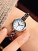 Сріблястий жіночий наручний годинник. Кварцовий жіночий годинник. Стильні жіночі наручні годинники., фото 8