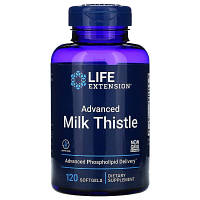 Травы Life Extension Силимарин (Расторопша), European Milk Thistle, 120 желатино (LEX-19251)