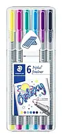 Staedtler Fineliner Triplus Galaxy в футляре 6 цветов (6819783)