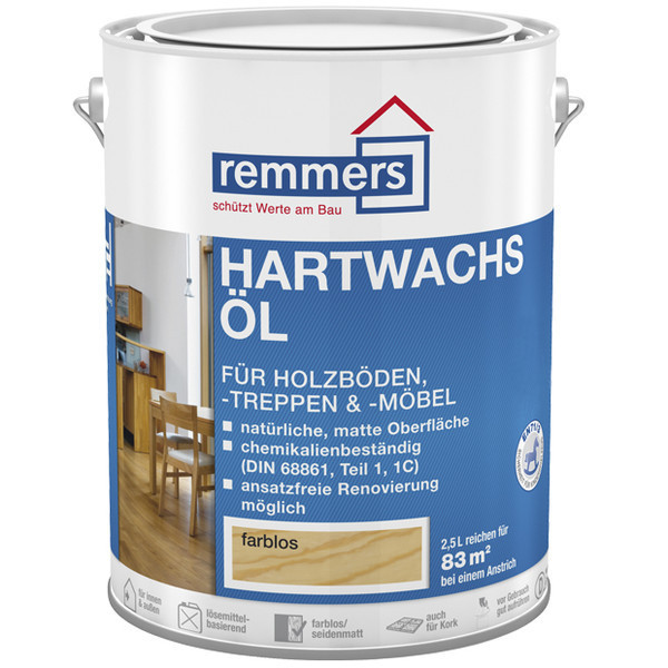 Hartwachs-Öl масло-віск безбарвний - 2,5 л