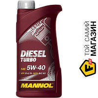 Моторное масло синтетическое Mannol Diesel Turbo 5W-40 1л