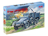 Сборная модель Немецкий тягач Krupp L2H143 Kfz.70 (ICM 72451) 1:72