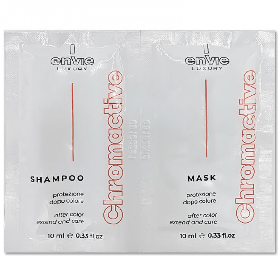 Набір Envie Color Protector шампунь та маска для захисту кольору фарбованого волосся, пробники, 2х10 мл (68092)