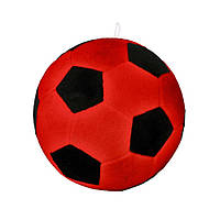 Детская мягкая подушка "Футбольный мяч" Tigres ПШ-0003(Red-Black), Toyman