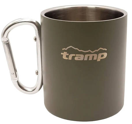 Термокухоль з карабіном Tramp UTRC-122, 350 мл (Olive), фото 1