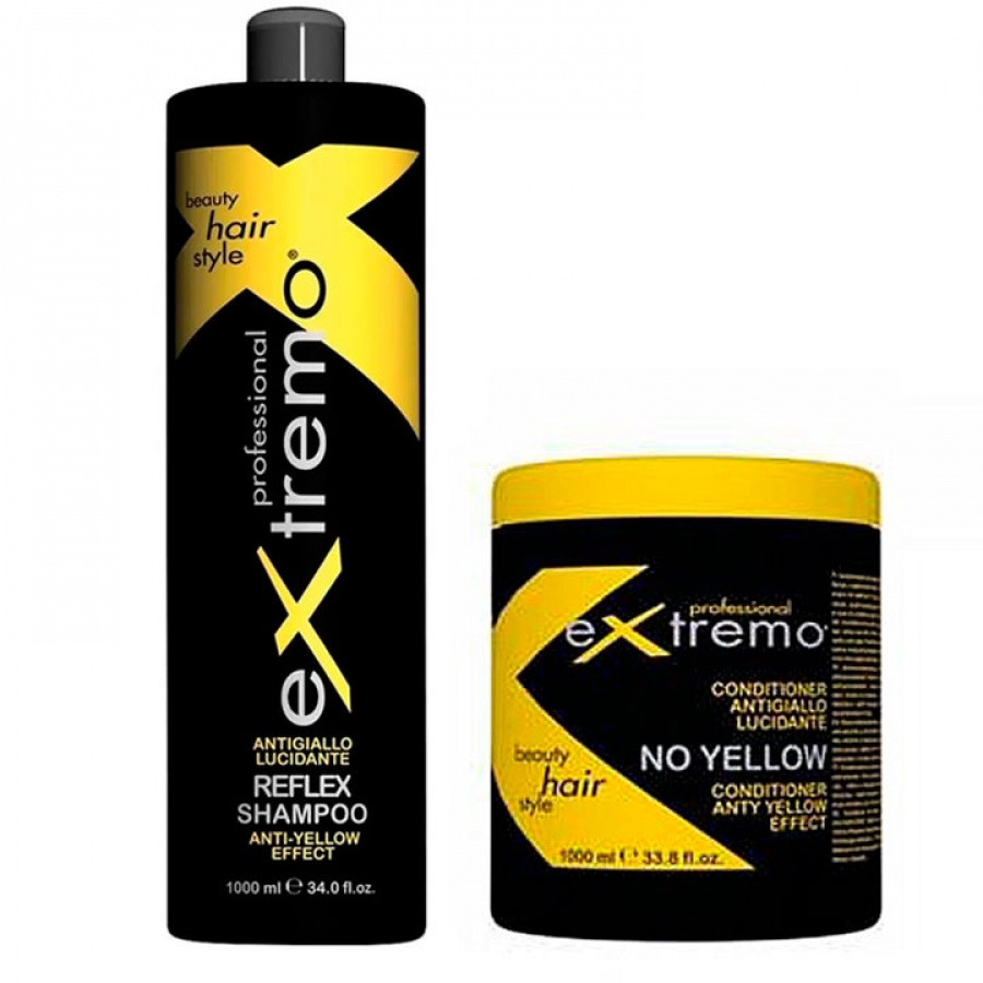 Набір Extremo No Yellow шaмпунь і кондиціонер з aнтижовтим ефeктом (67065)
