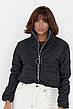 Жіноча куртка демісезонна на блискавці — чорний колір, 40р (є розміри), фото 4